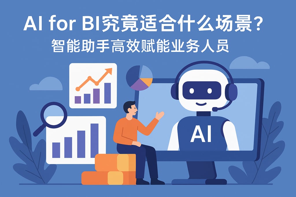 AI For BI究竟适合什么场景？智能助手高效赋能业务人员